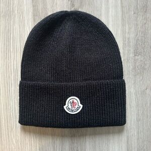 Black Moncler Beanie